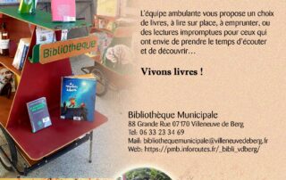 Bibliothèque Ambulante – Marché de Villeneuve de Berg Bibliothèque Ambulante – Marché de Villeneuve de Berg
