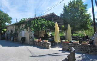 Restaurant at the campsite Les Arches