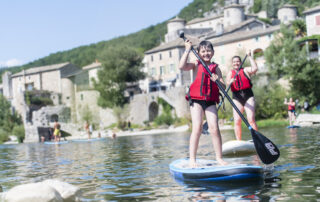 Activités paddle sur l'Ardèche