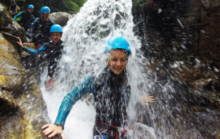 Cascade canyoning Ardèche sur la Borne