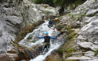 Canyon journée de la Borne avec Nature Canyon