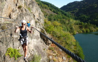 Via Ferrata - Le Lac de Villefort avec le BMAM