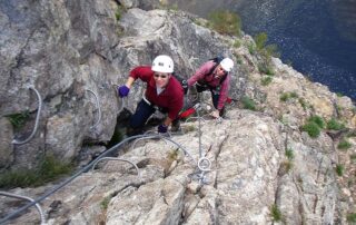 Via ferrata de Thueyts avec la Base canyon de la Besorgues