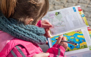 Activité enfant jeu de piste St Jean le Centenier