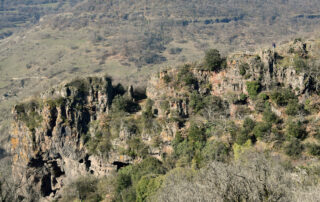 Balmes de Montbrun en Hiver vues de loin