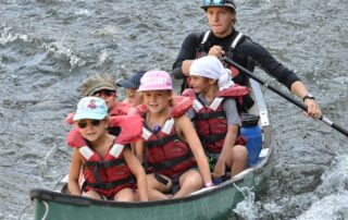 Descente canoë en famille avec Canoës Service