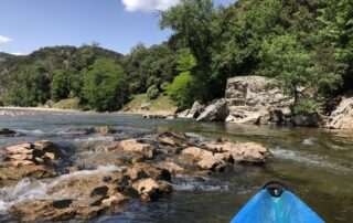 Canoë - Kayak de Vallon à St Martin d'Ardèche - 30 km / 1 jour avec Canoës Service