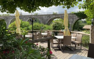 Restaurant at the campsite Les Arches