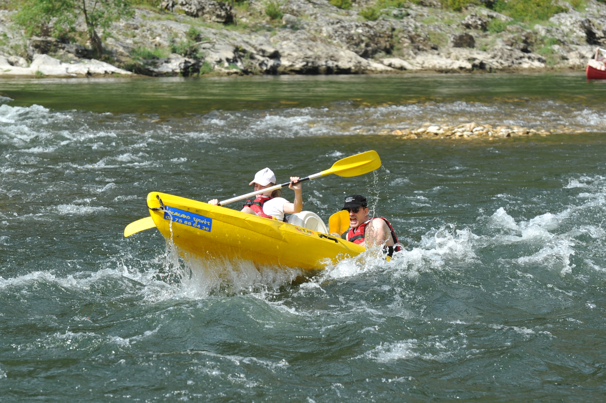 Canoë sur l'Ardèche