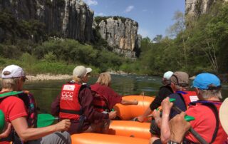 Guided gentle Rafting - CCC- Canoë