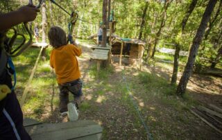 Accrobranche enfant Ardèche