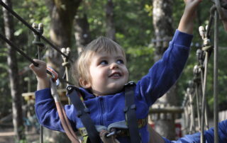 Activité enfant en Ardèche - accrobranche