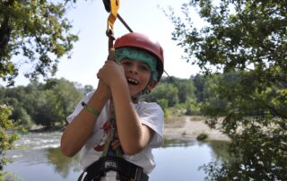 tyrolienne géante en Ardèche