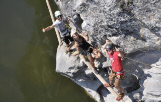 Via ferrata en Ardèche