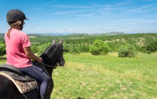 Balade à cheval avec le Relais de Vazeille