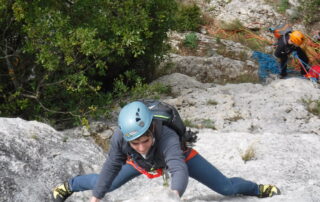 Escalade falaises avec Cimes et Canyons