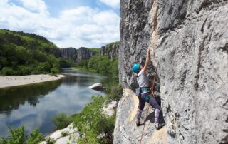 Escalade falaises avec Cimes et Canyons