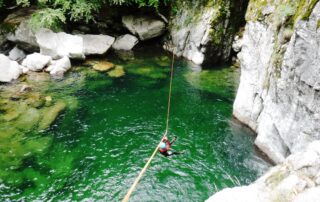 Canyon de la Borne Tyrolienne