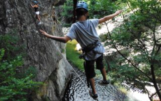 Via ferrata - pont de singe