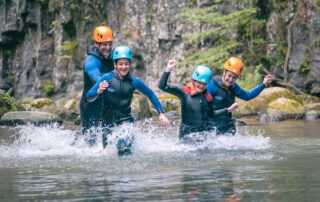 Canyon kids avec la Base canyon de la Besorgues