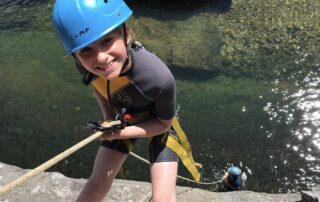 Initiation au rappel juste au dessus de l’eau