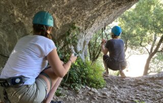 Canyon sec barranco de Rochecolombe avec Kayacorde