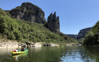 Canoë encadré – Immersion Bivouac dans les Gorges 2 jours / 1 nuit avec Kayacorde