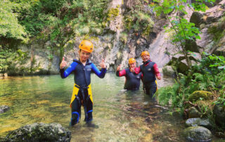 Ardèche canyon famille