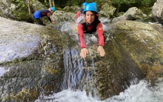 Toboggans naturels en Canyoning