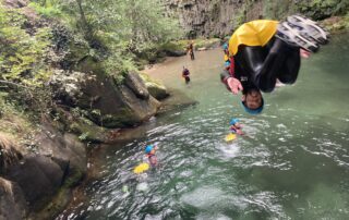 Salto canyoning sensation