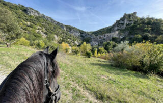 Tour Berg & Coiron à Cheval St Maurice d'Ibie - Alba