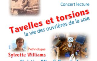 Concert lecture : Tavelles et Torsion