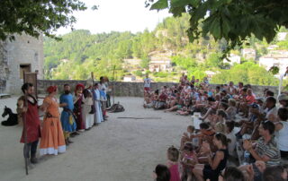Le Temps des Chevaliers - Animations médiévales au Château de Largentière