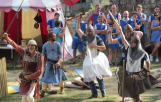 Le Temps des Chevaliers - Animations médiévales au Château de Largentière