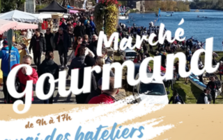 Marché Gourmand à l'arrivée du Marathon international des Gorges de l'Ardèche