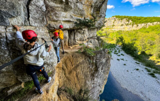 Via-Corda aventure Jardin d’endieu 1/2 day with Ardèche Outdoor Activités