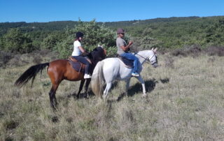 Balades à cheval et école d&rsquo;équitation à la Ferme équestre Le Relais de Vazeille