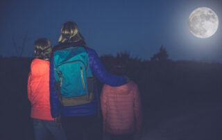 Balade nature sous la plaine lune