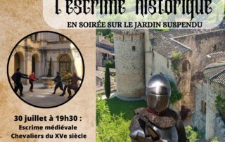 Initiation à l'escrime historique. Escrime médiévale_Vogüé
