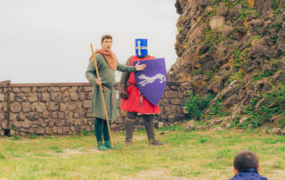 Combats médiévaux au château_Rochemaure