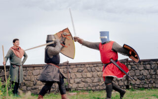 Combats médiévaux au château_Rochemaure