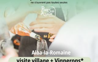 Guided tour of Alba-la-Romaine and visit to the wine cellar_Alba-la-Romaine