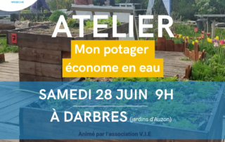 Atelier – Mon potager économe en eau Atelier – Mon potager économe en eau