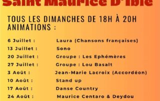 Concert dans le cadre du marché paysan_Saint-Maurice-d'Ibie