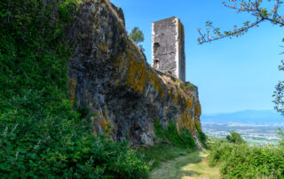 Tour et ruines du château de La Roche_Mirabel