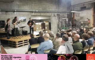 Vignoble en scène : Visite, Concert et Repas au Mas d'Intras_Valvignères