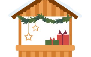 Market for local designers and artisans as part of the Christmas market_Villeneuve-de-Berg