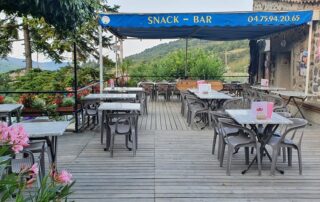 Restaurant at the campsite Les Lavandes Restaurant at the campsite Les Lavandes