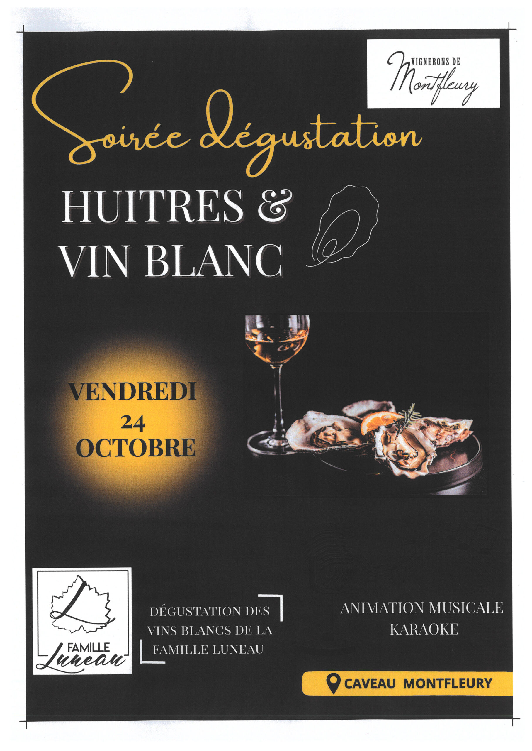 Soirée dégustation et karakoé à Mirabel
