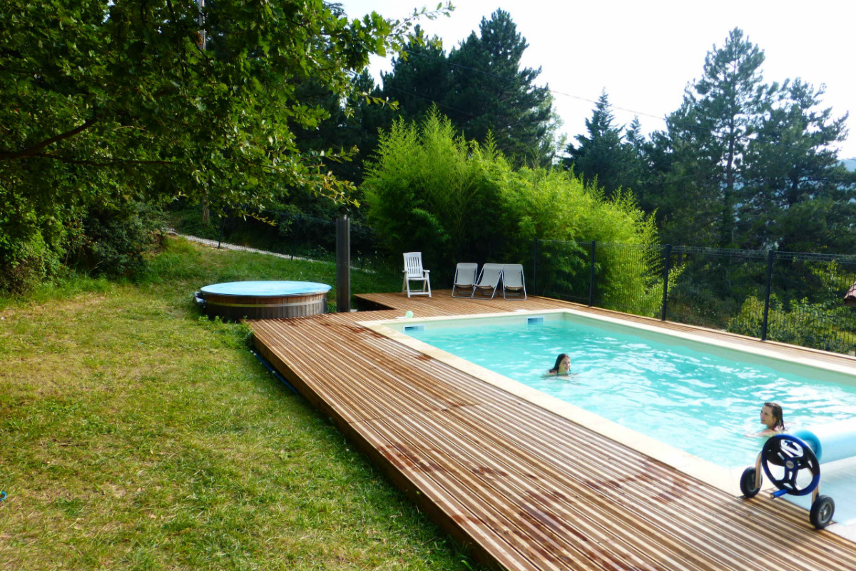 piscine chauffée 1.50m profondeur